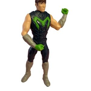 Max Steel Action Figure with Green and Black Suit